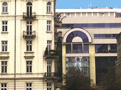 Old and New at Jerozolimskie Avenue